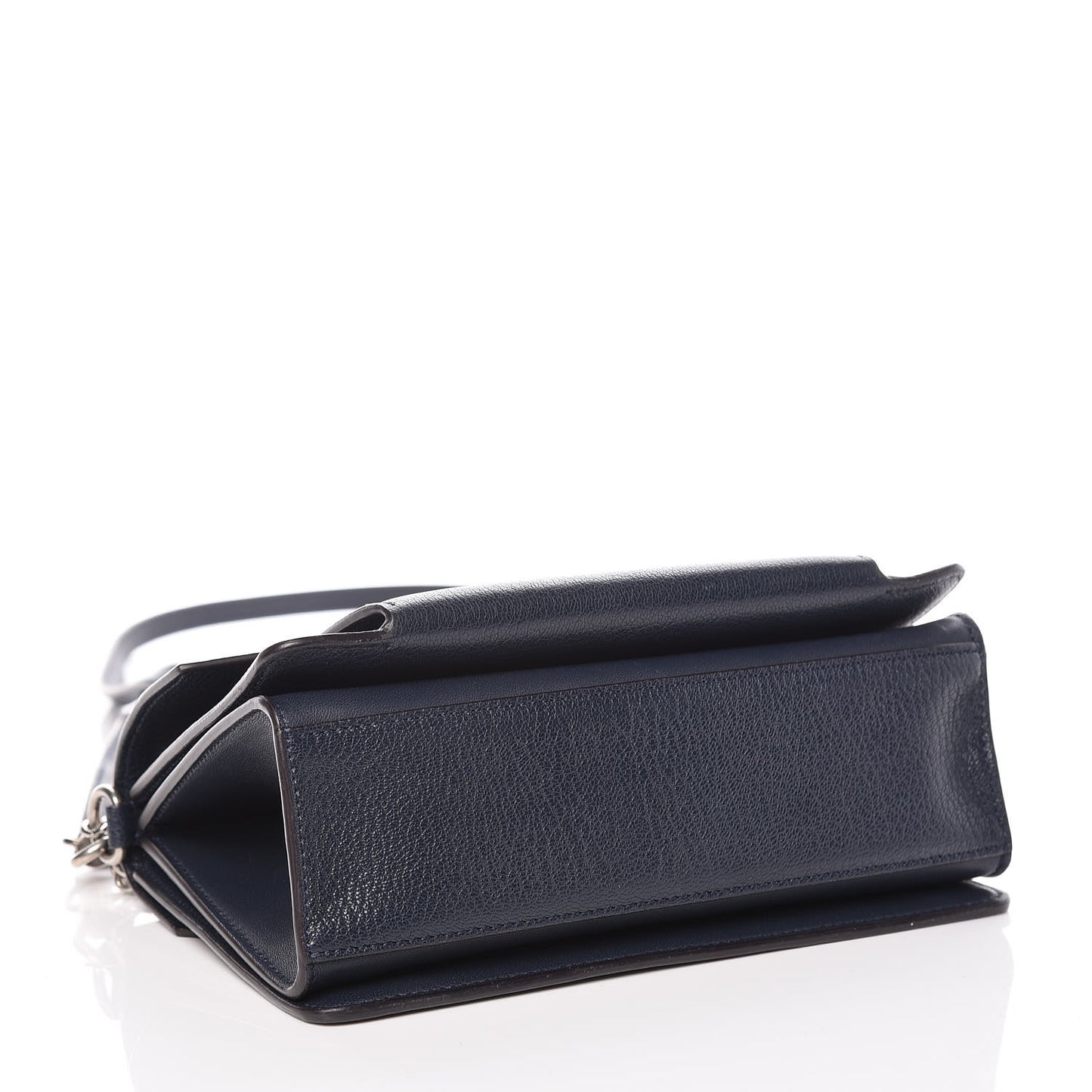 Goatskin Small GV3 Shoulder Bag Dark Blue