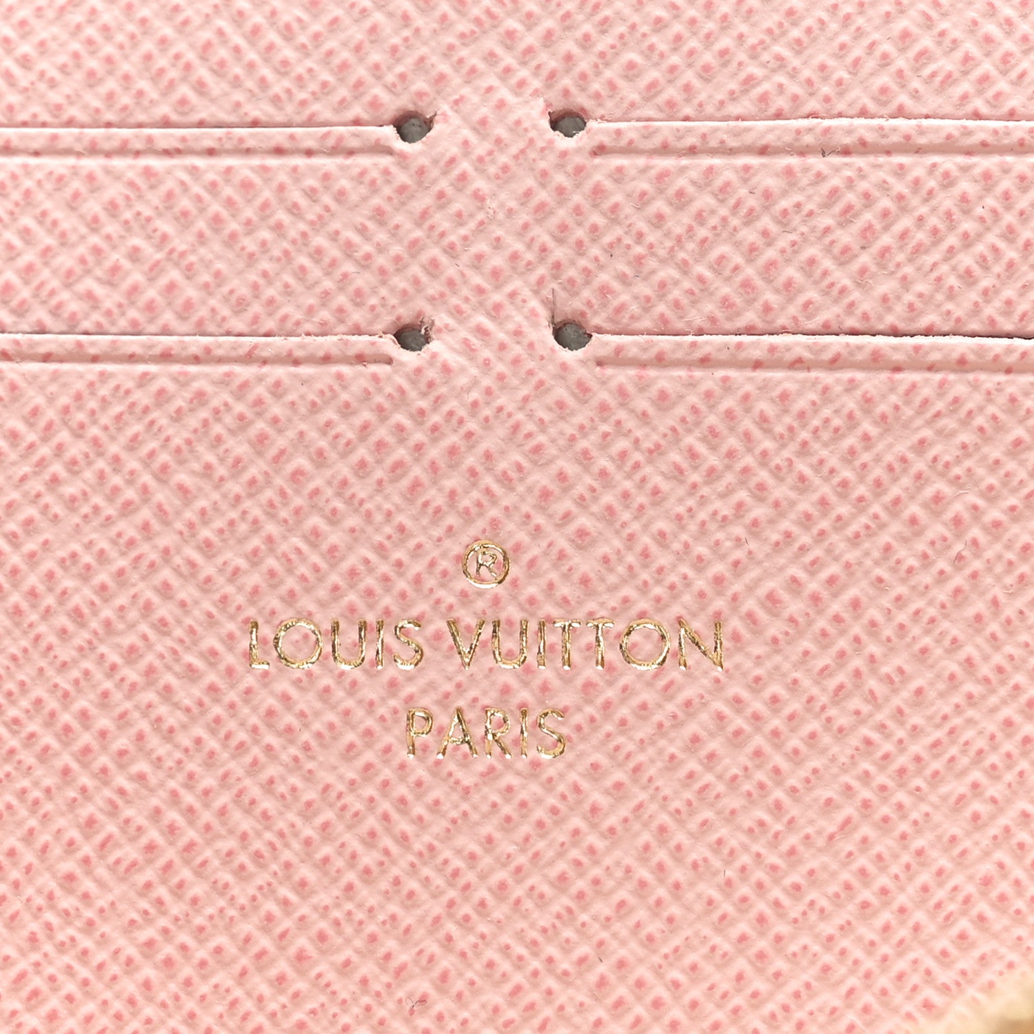 Louis Vuitton Damier Azur Clemence Wallet Rose Ballerine 6 of 8