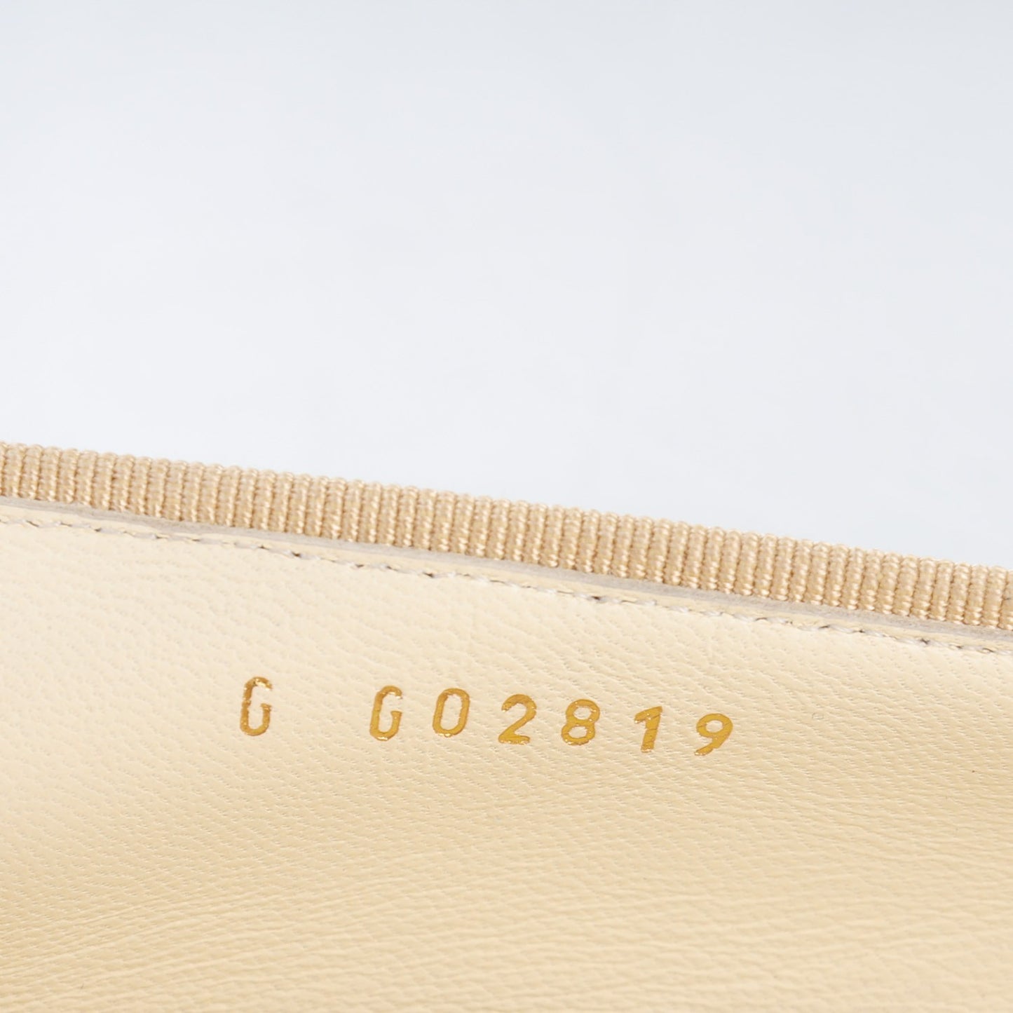 Lambskin Cap Toe CC Ballerina Flats 40 Light Beige