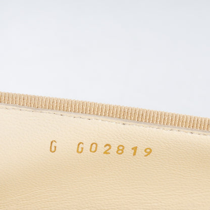 Chanel Lambskin Cap Toe CC Ballerina Flats 40 Light Beige 8 of 9