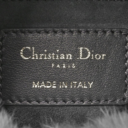 Christian Dior Mink Fur Mini Lady Dior Grey 6 of 9