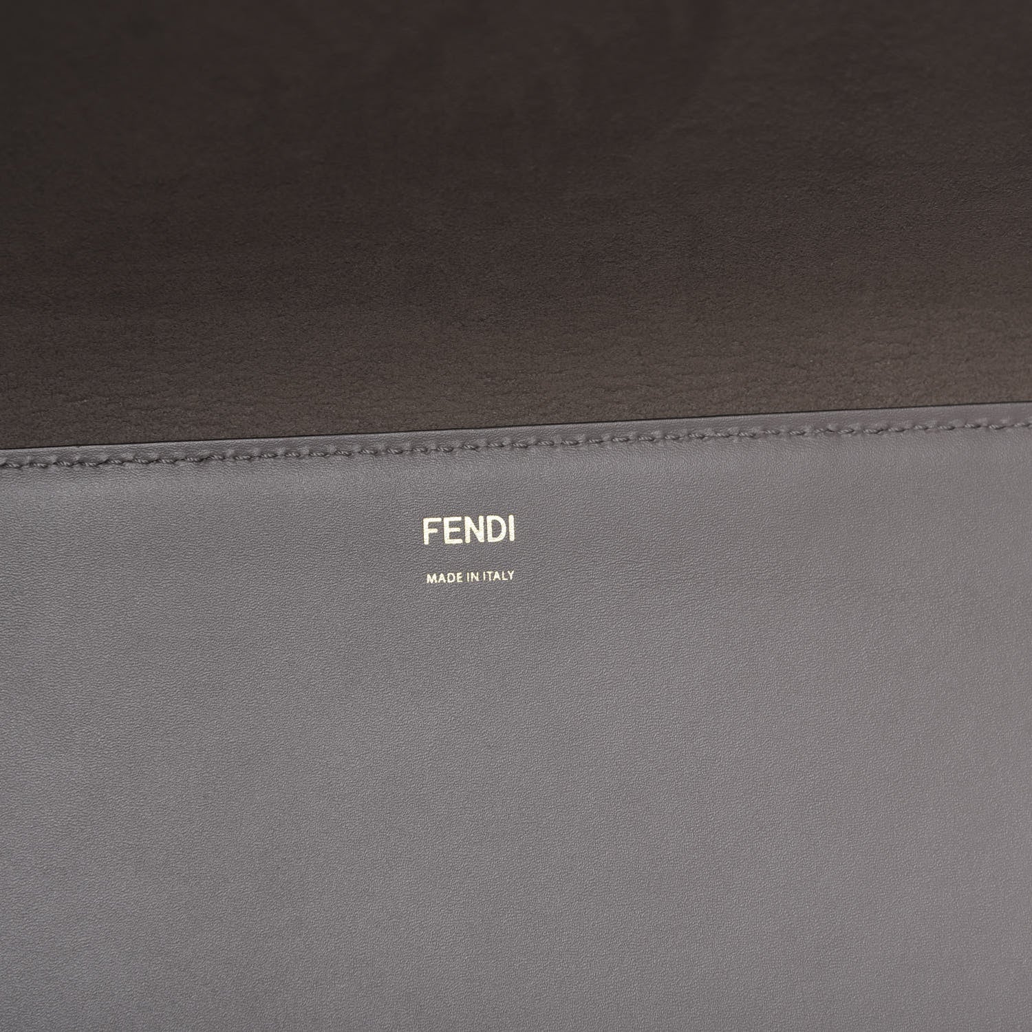 Fendi Vitello King Plexiglass Logo Embossed Large Fendi Sunshine Shopper Tote Moon 6 of 10