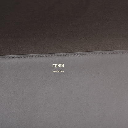 Fendi Vitello King Plexiglass Logo Embossed Large Fendi Sunshine Shopper Tote Moon 6 of 10