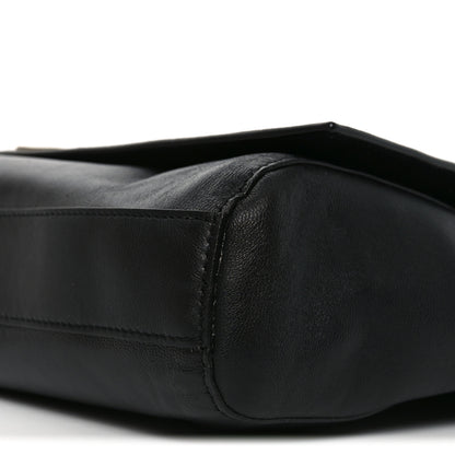 Saint Laurent Smooth Calfskin Suede Medium Reversible Monogram Kate Satchel Black 18 of 18