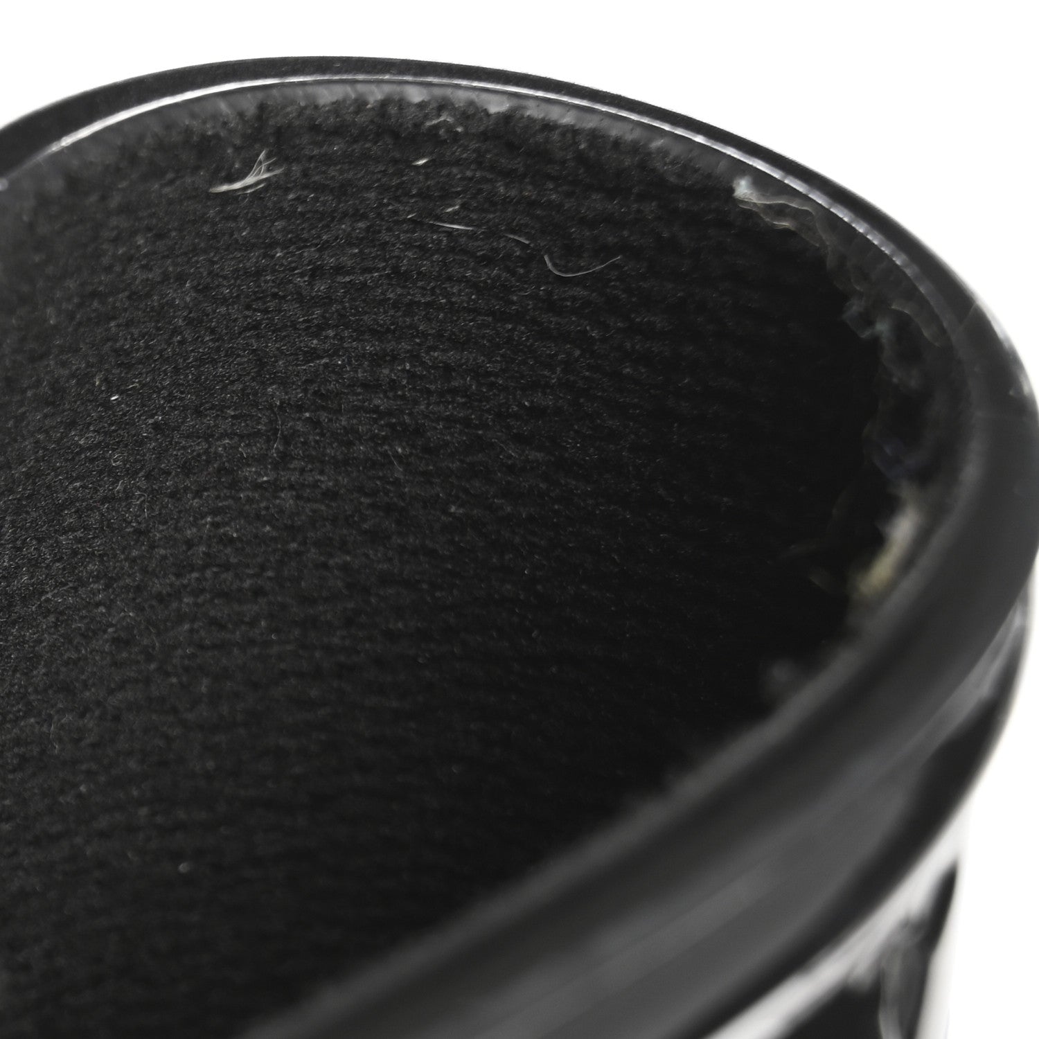 Louis Vuitton Rubber Embossed Monogram Drops High Rain Boots 37 Black 8 of 12
