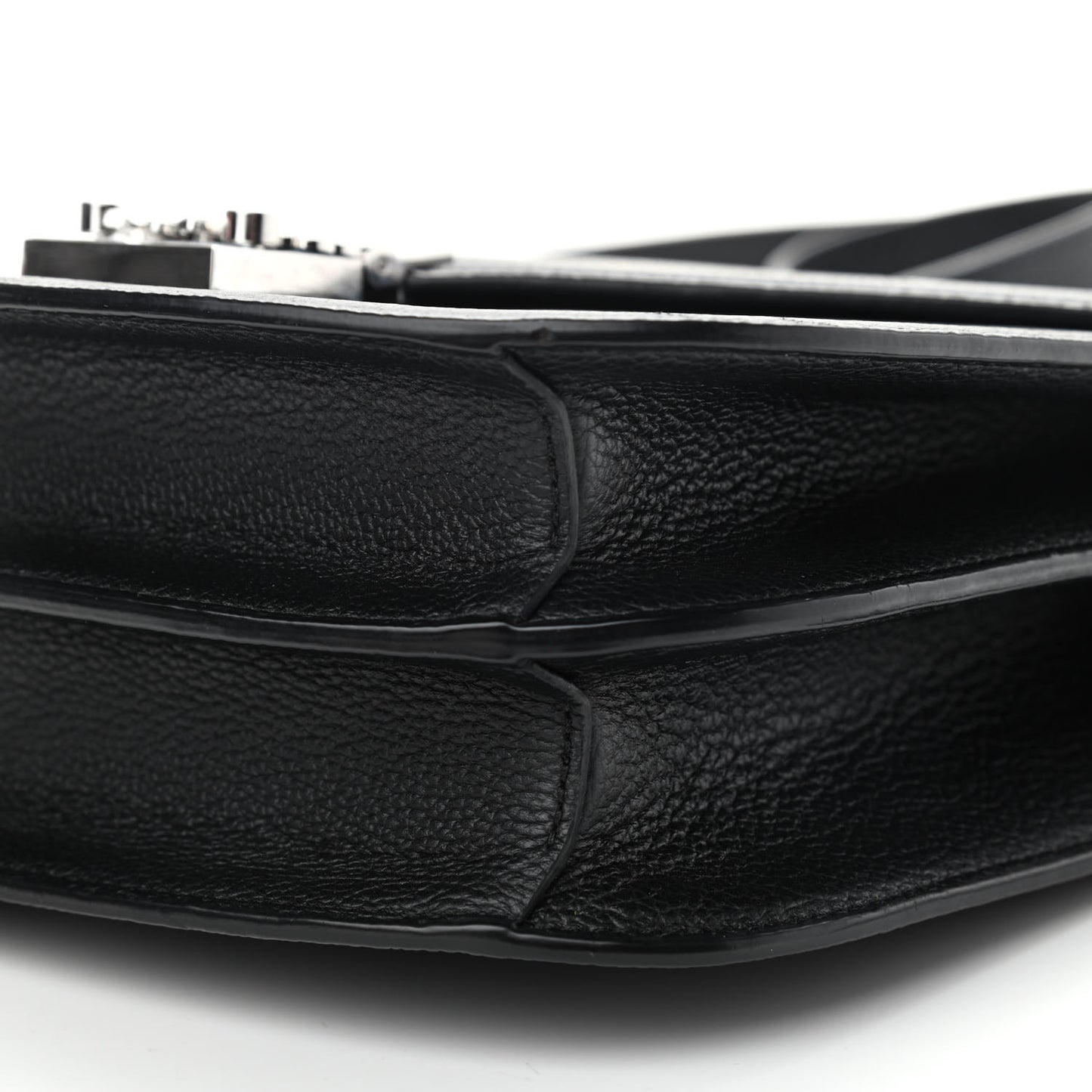 Grained Calfskin Patricia Park Avenue Crossbody Bag Black