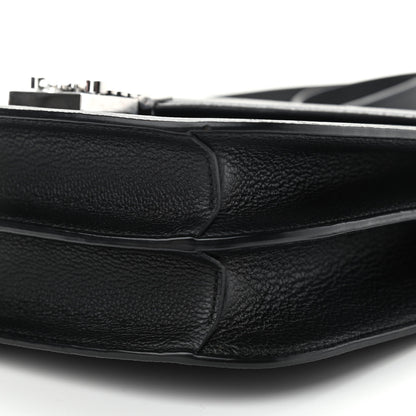 MCM Grained Calfskin Patricia Park Avenue Crossbody Bag Black 6 of 9