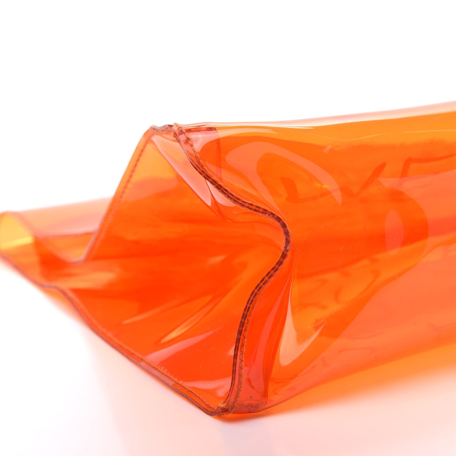 Hermes Vinyl Souvenir De L'Exposition Kelly Orange 6 of 8
