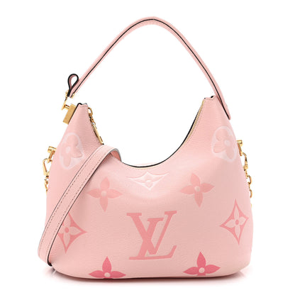 Louis Vuitton Empreinte Monogram Giant By The Pool Marshmallow Hobo PM Bouton De Rose 1 of 10