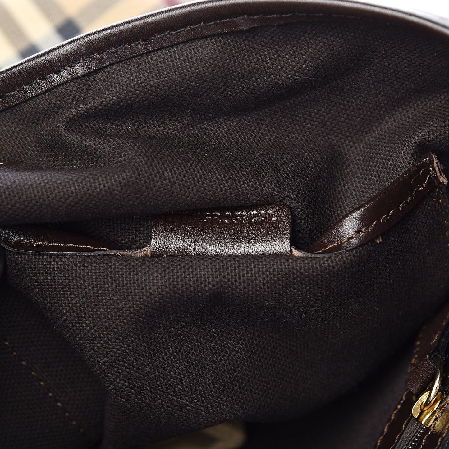 Haymarket Check Small Onslow Tote Chocolate