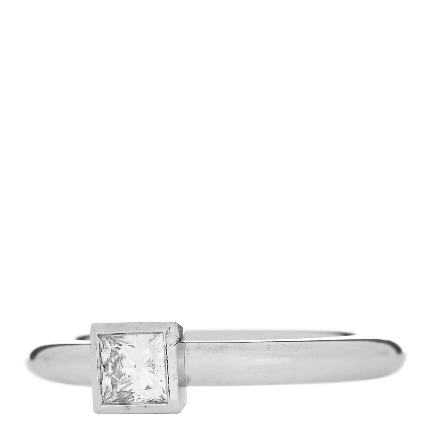 Platinum Diamond .40ct Bezet Ring 51 5.75