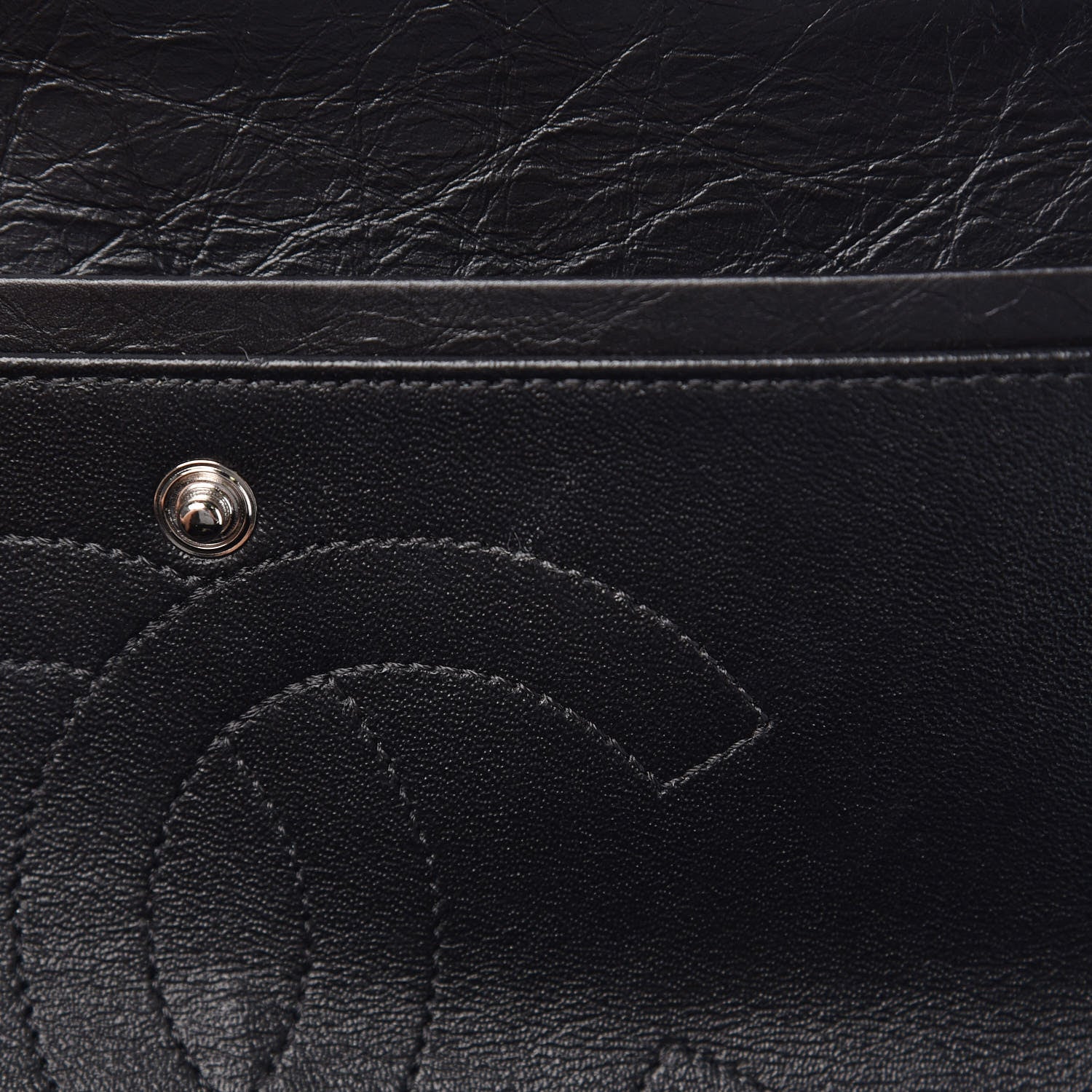 Chanel Aged Calfskin Chevron Quilted 2.55 Reissue 226 So Black 8 of 13