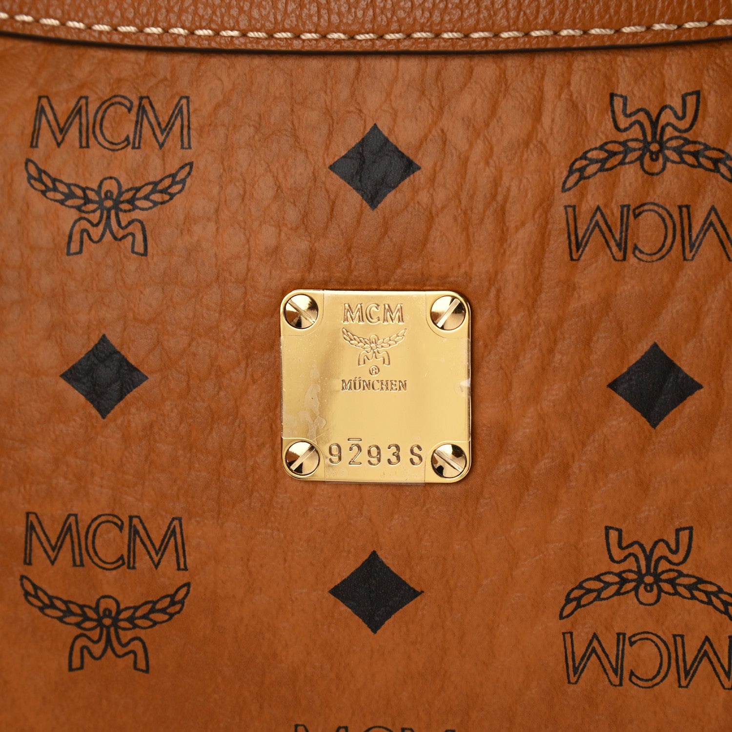 MCM Visetos Medium Luisa Hobo Cognac 6 of 11