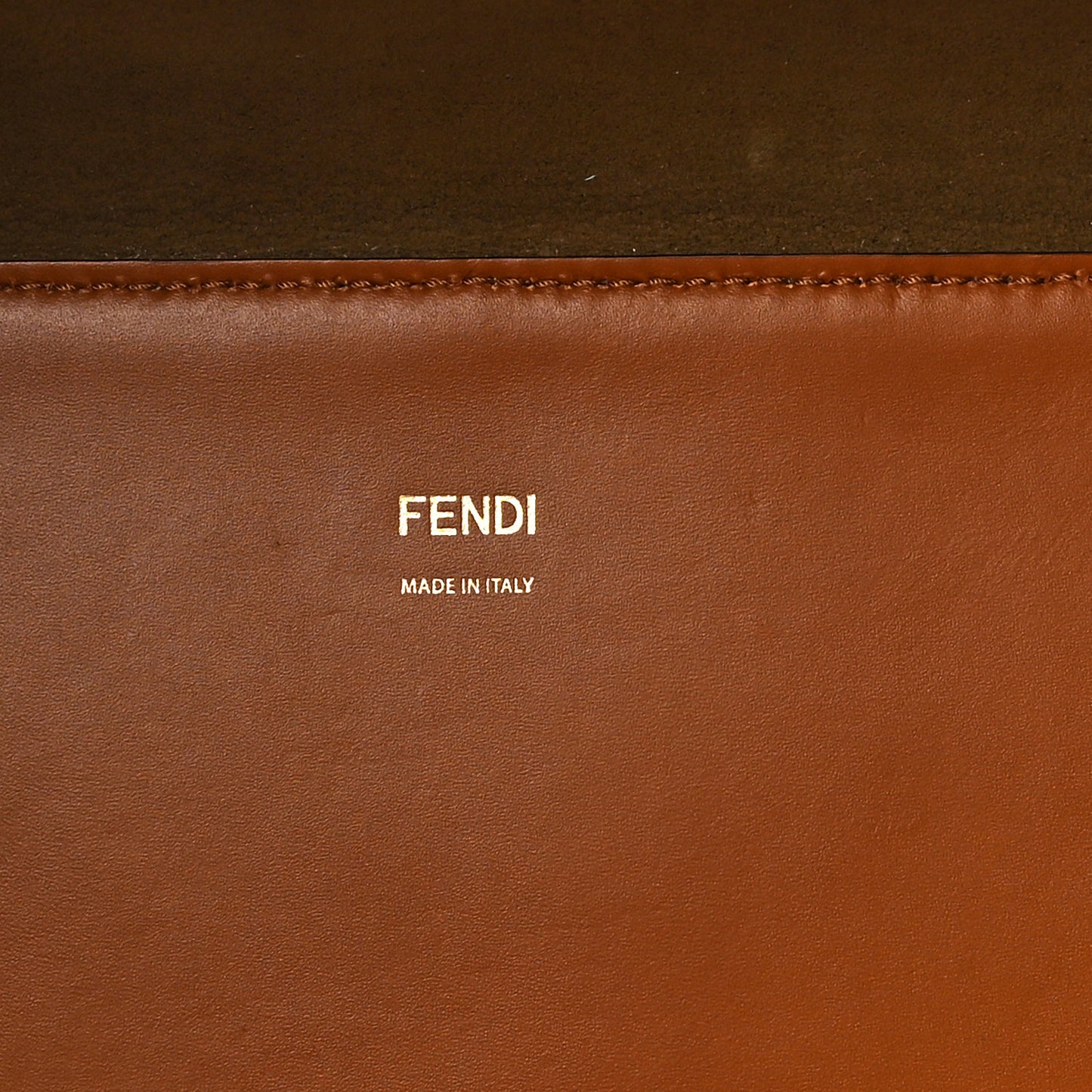 Vitello King Plexiglass Medium Fendi Sunshine Shopper Tote Cuoio