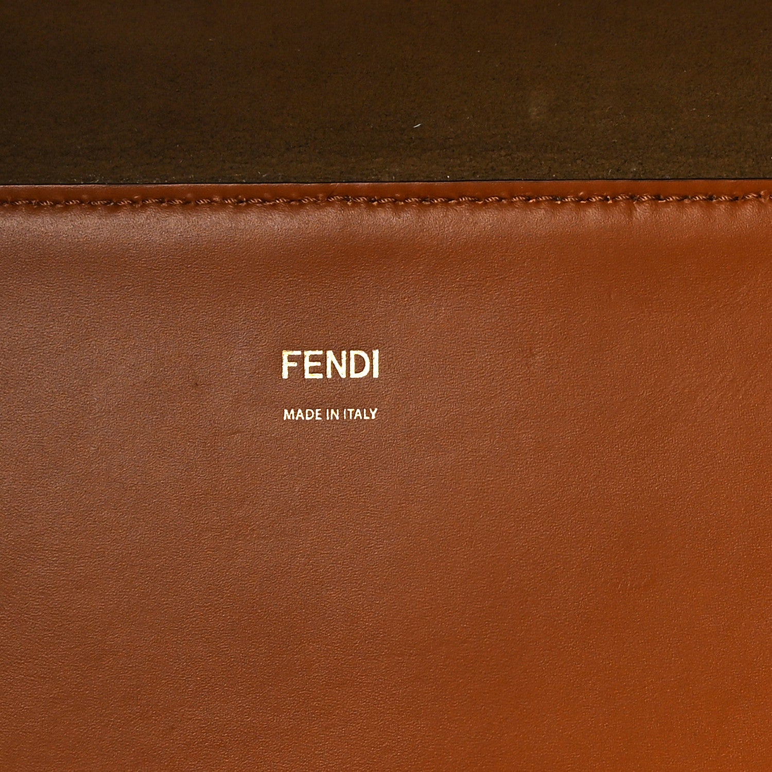 Fendi Vitello King Plexiglass Medium Fendi Sunshine Shopper Tote Cuoio 6 of 11