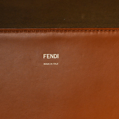 Fendi Vitello King Plexiglass Medium Fendi Sunshine Shopper Tote Cuoio 6 of 11