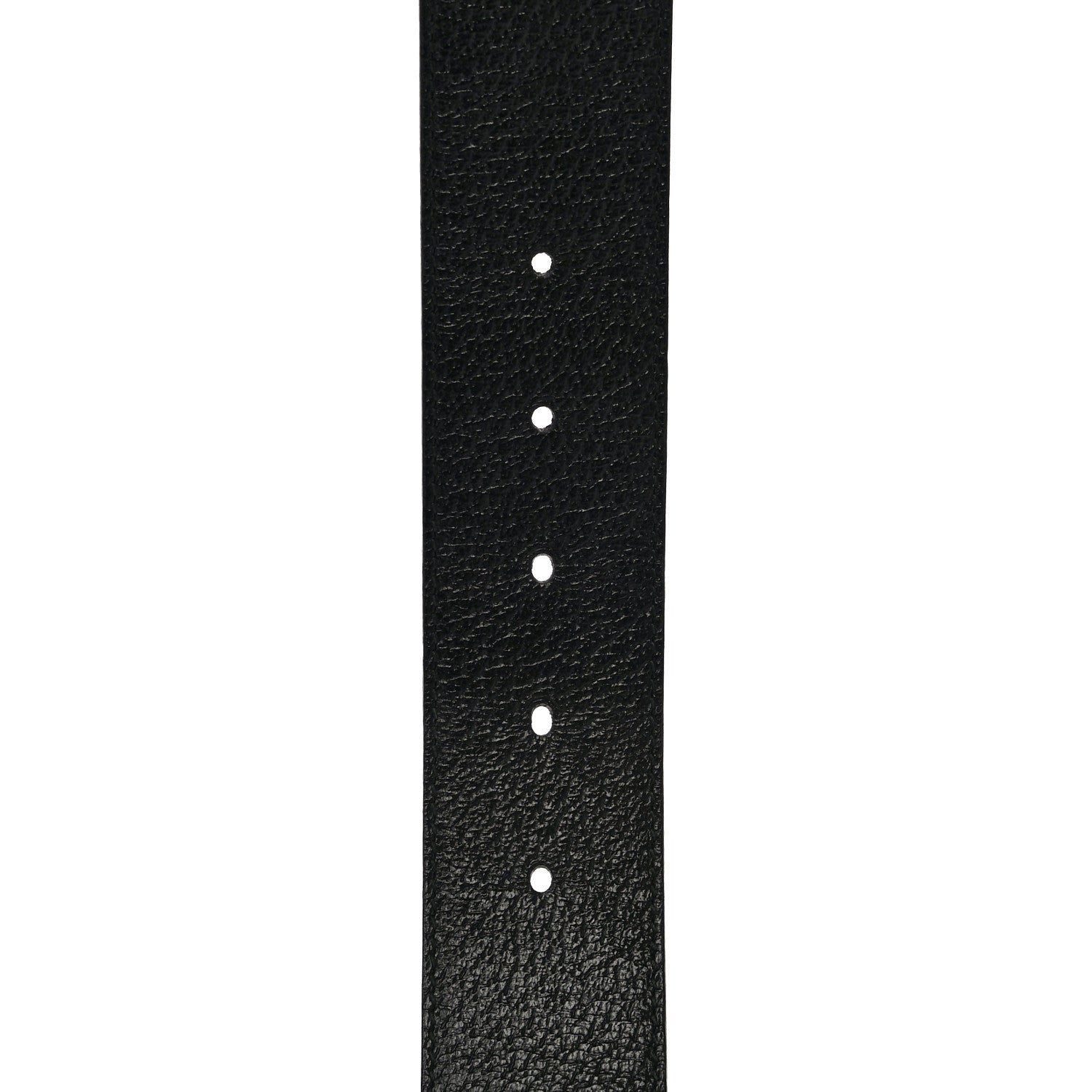 Gucci Textured Dollar Calfskin Nickel Double G 40mm Belt 85 34 Black 8 of 9