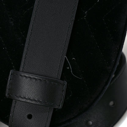 Gucci Velvet Matelasse GG Marmont Belt Bag 75 30 Black 12 of 12