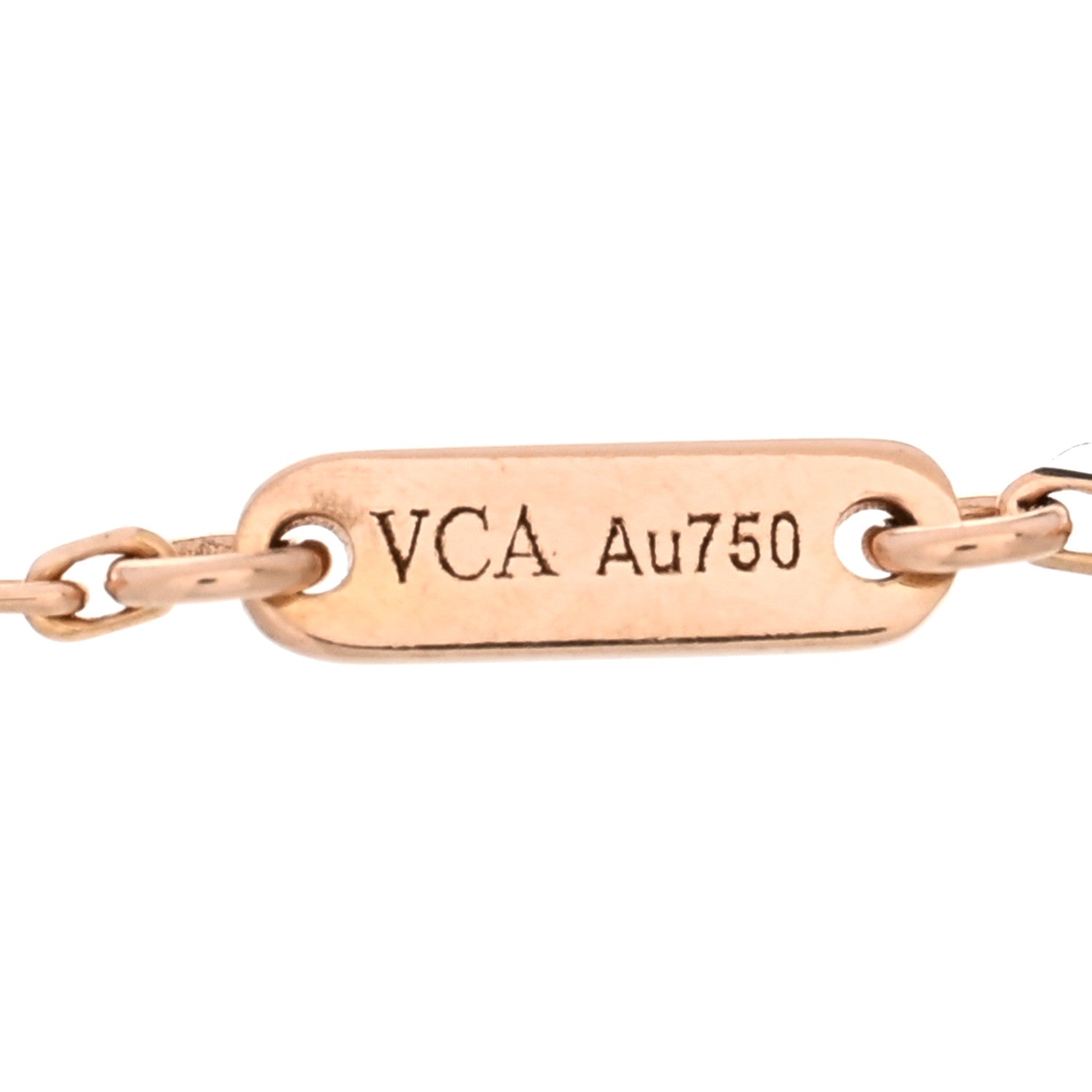 Van Cleef & Arpels 18K Rose Gold Carnelian Sweet Alhambra Heart Bracelet 3 of 4