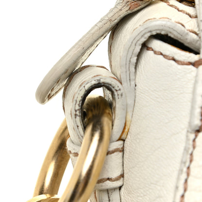 Prada Cervo Antik Shopping Satchel White 17 of 23