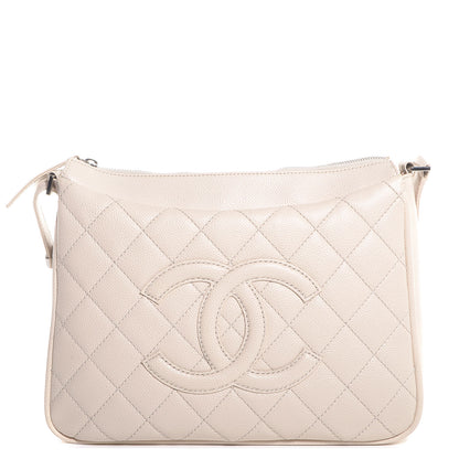 Chanel Caviar CC Hobo Beige Clair 1 of 9