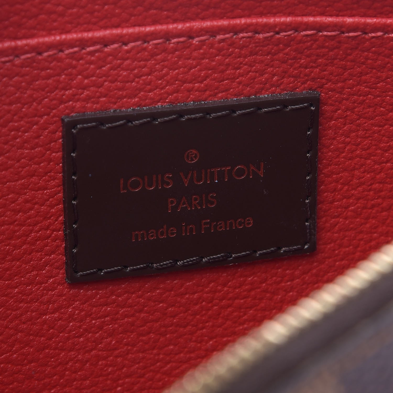 Louis Vuitton Damier Ebene Cosmetic Pouch 8 of 8