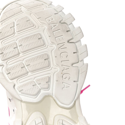 Balenciaga Mesh Rubber Bi-Color Womens Track Sneakers 39 White Fluo Pink 7 of 12