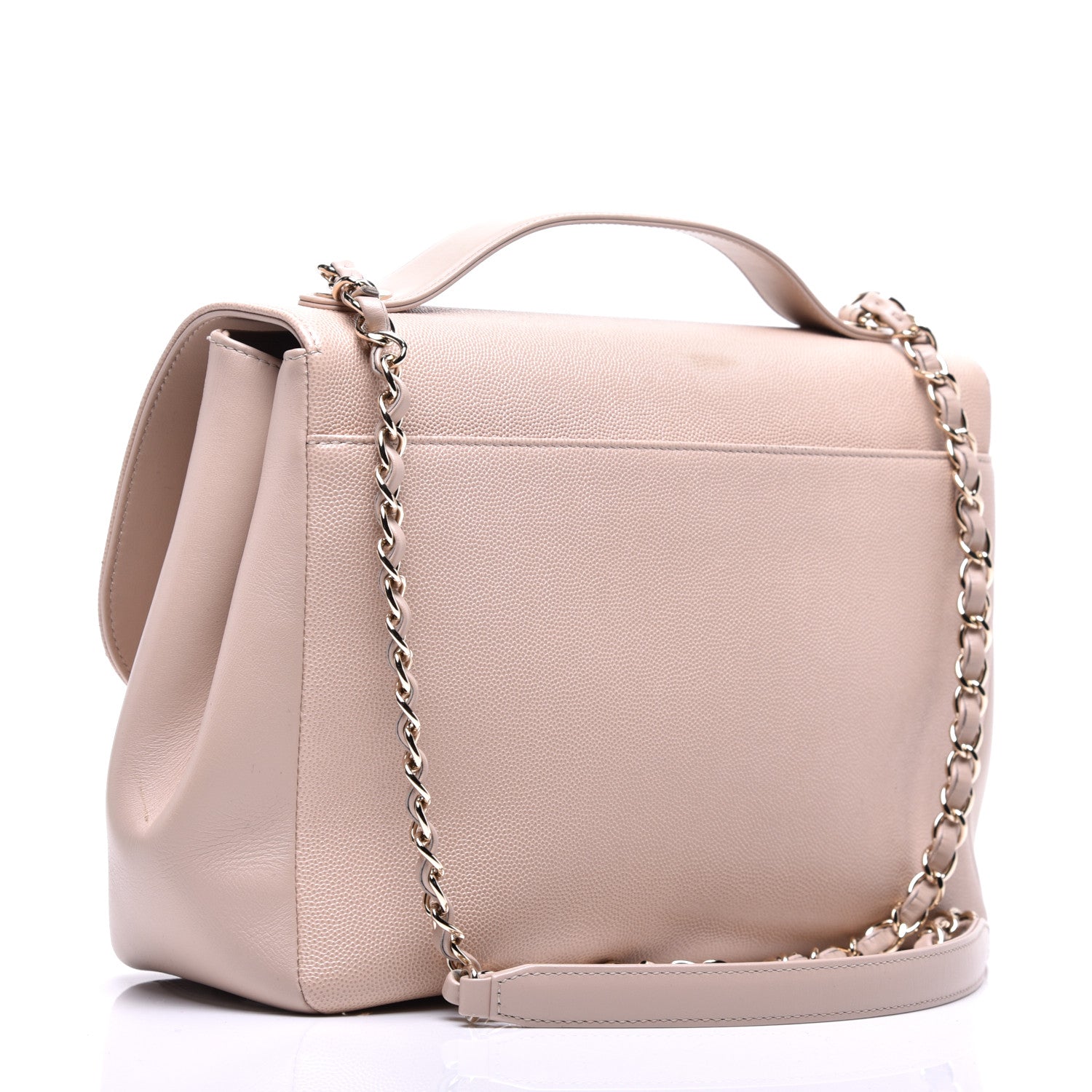 Chanel Caviar Quilted Large Business Affinity Flap Beige 3 of 12