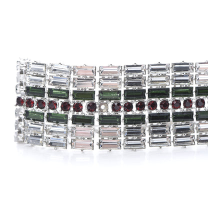 Gucci Crystal Embellished Interlocking G Choker Necklace Multicolor 6 of 7