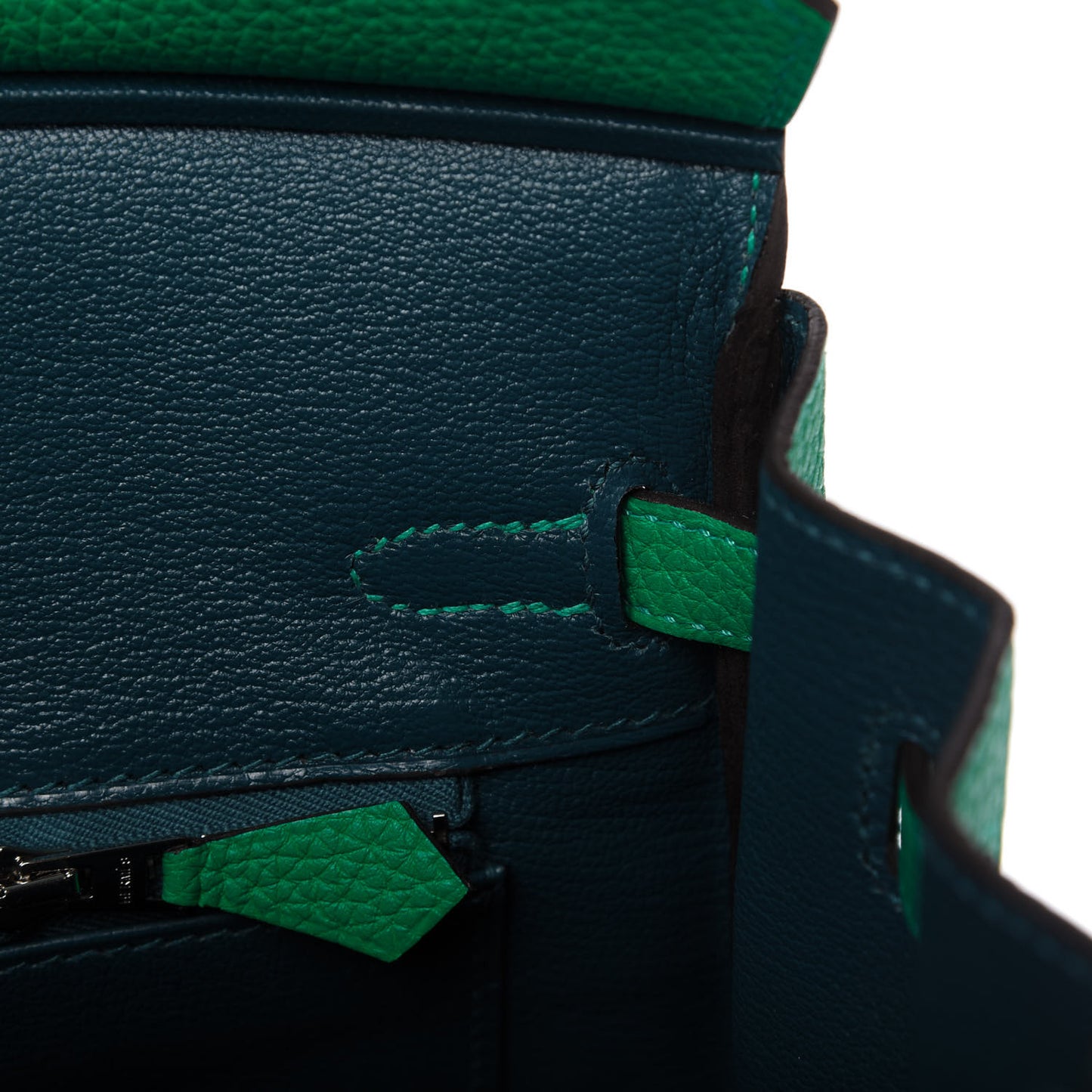 Togo Verso Birkin 25 Menthe Vert Bosphore