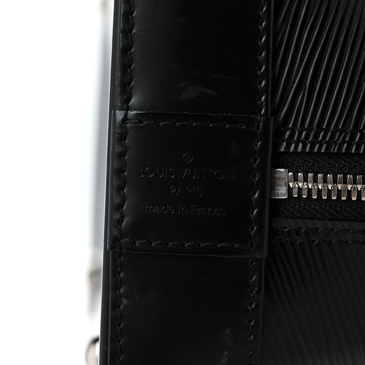 Louis Vuitton Epi Alma GM Black 6 of 9
