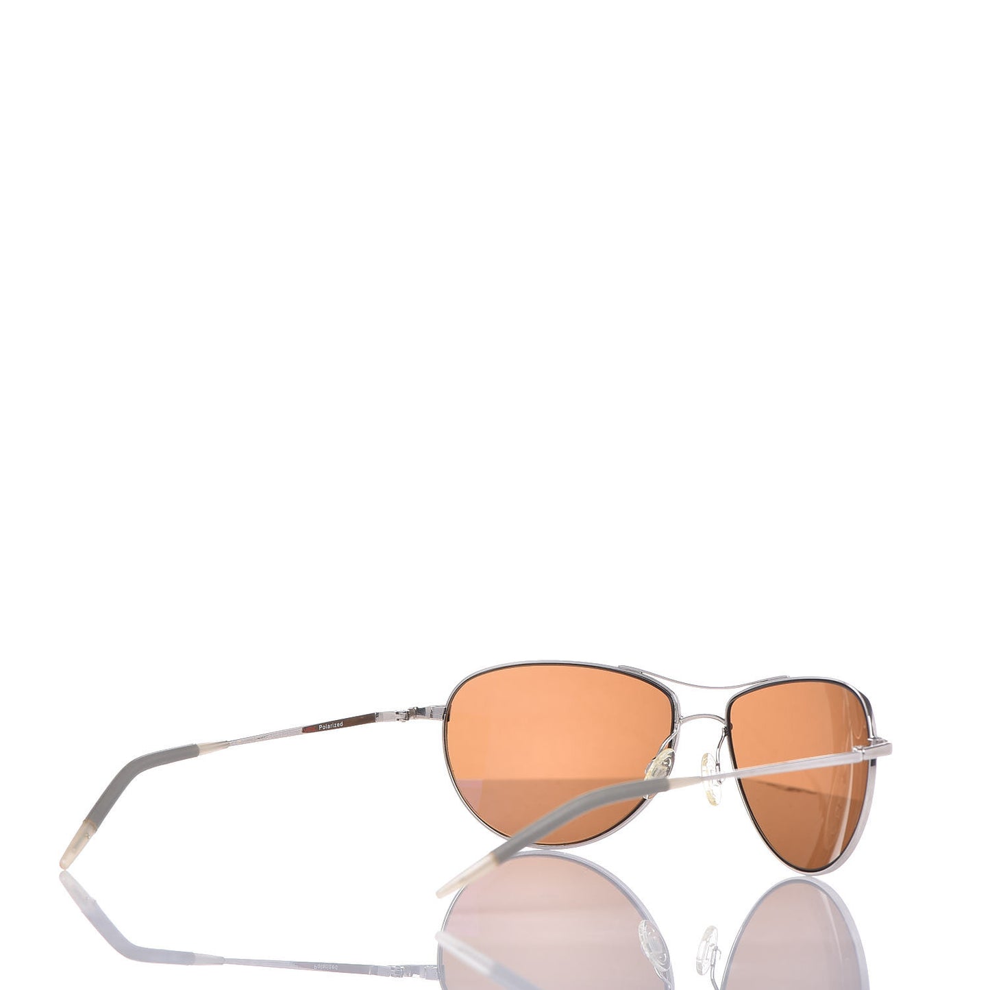 Polarized Commander Aviator Sunglasses Brown