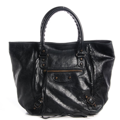 Balenciaga Agneau Large Sunday Tote Black 1 of 10