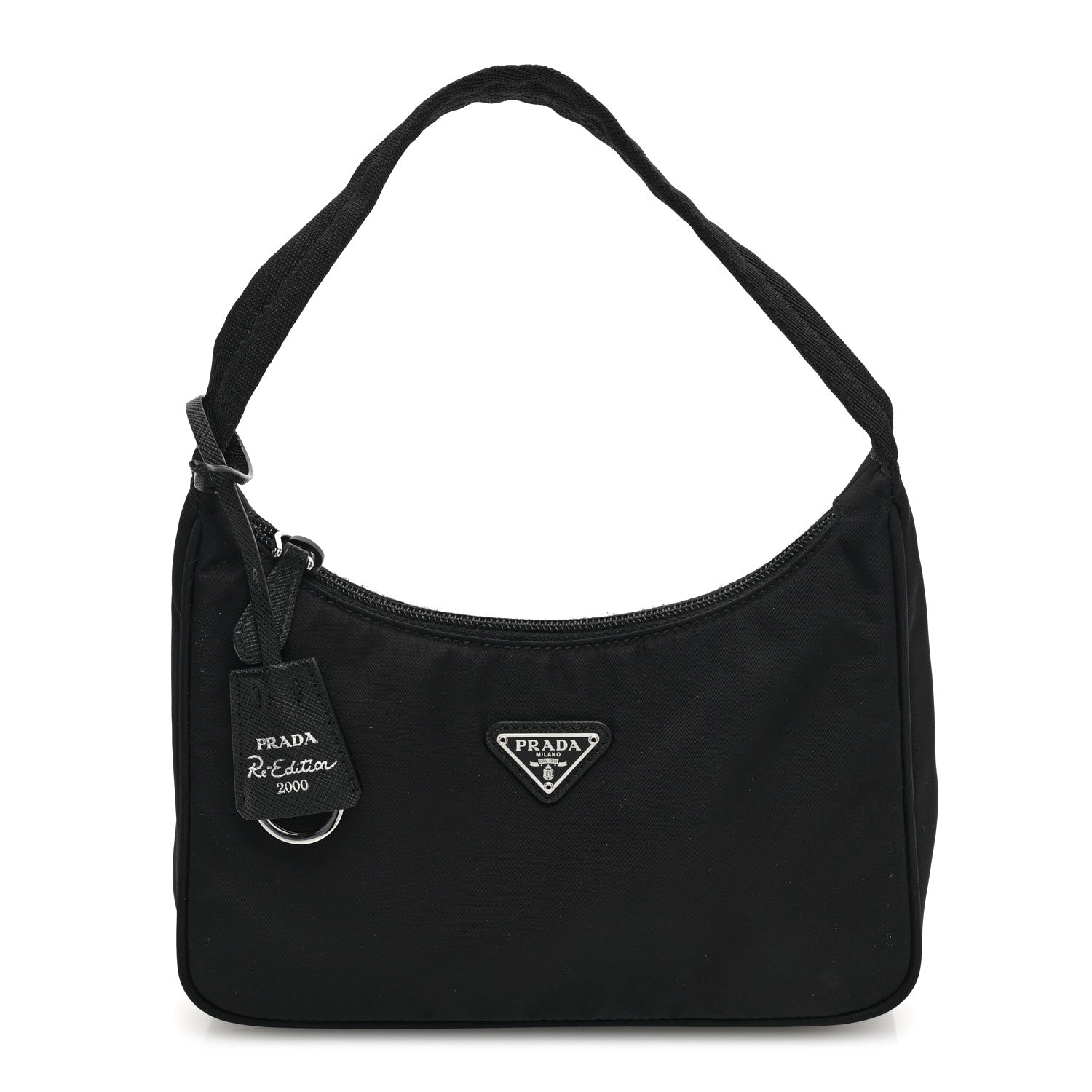 Prada Tessuto Nylon Mini Re-Edition 2000 Bag Black 1 of 9