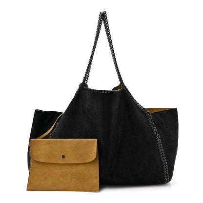 Stella McCartney Shaggy Deer Falabella Reversible Tote Black 3 of 25