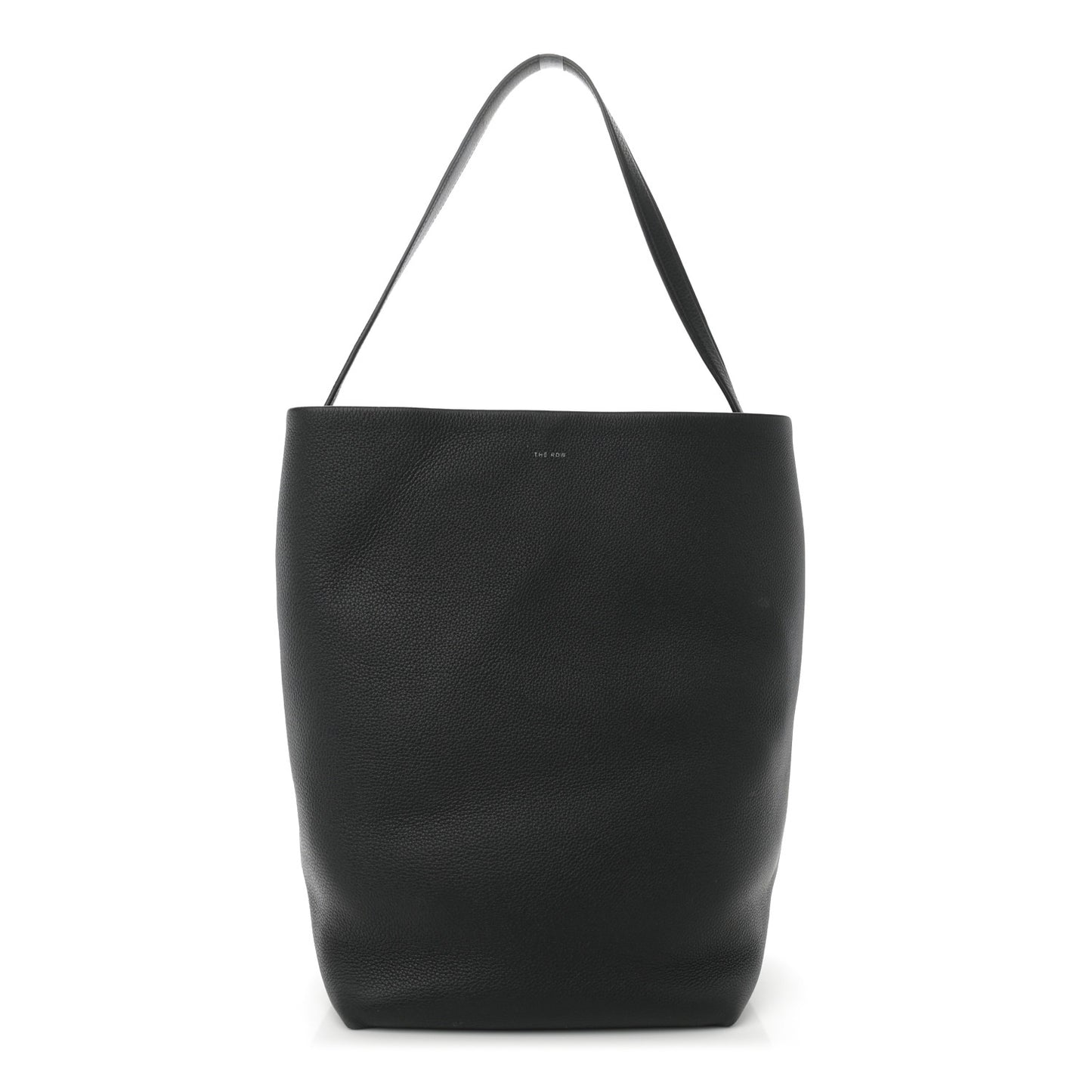 Grained Calfskin Large N/S Park Tote Black