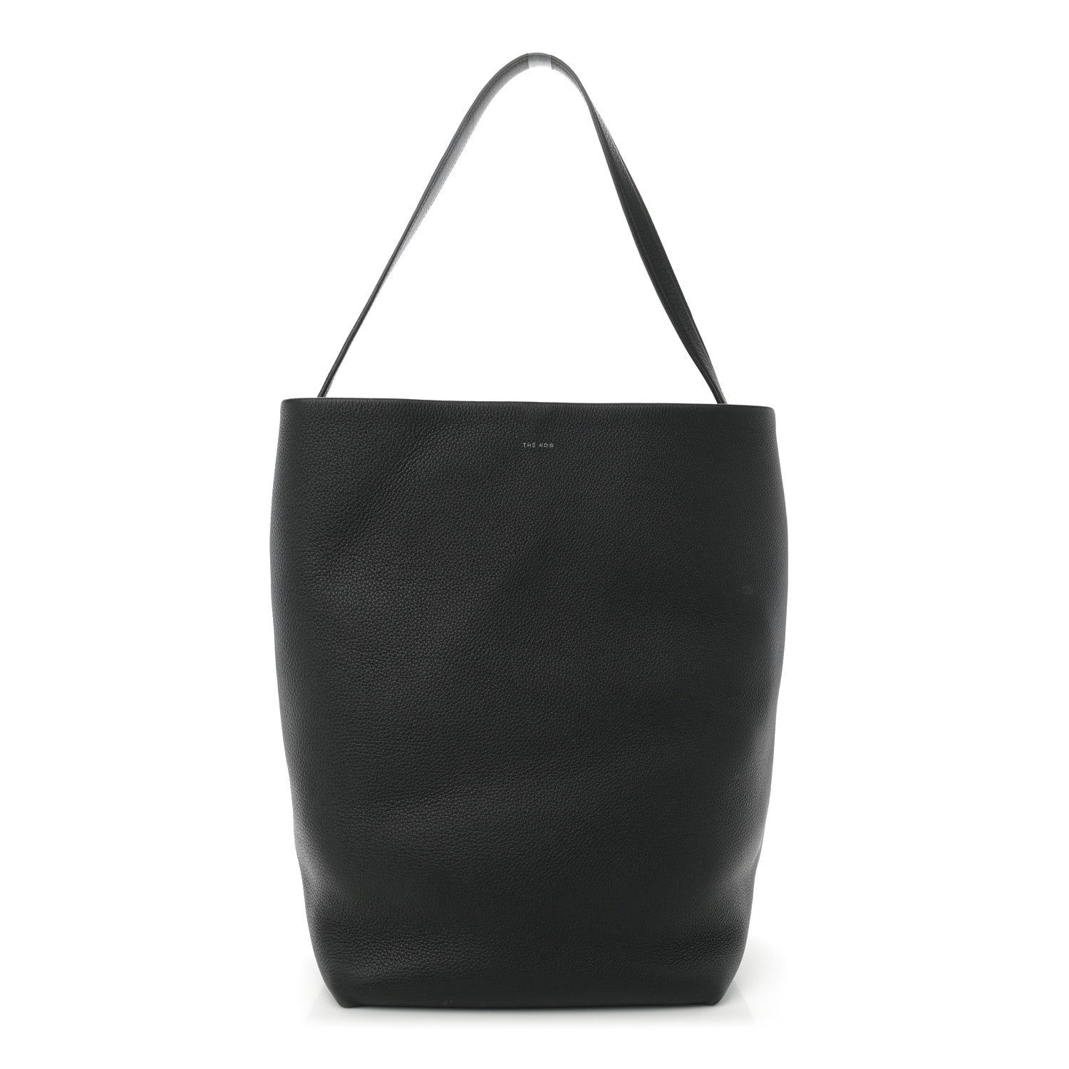 The Row Grained Calfskin Large N/S Park Tote Black 1 of 10