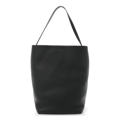 The Row Grained Calfskin Large N/S Park Tote Black 1 of 10