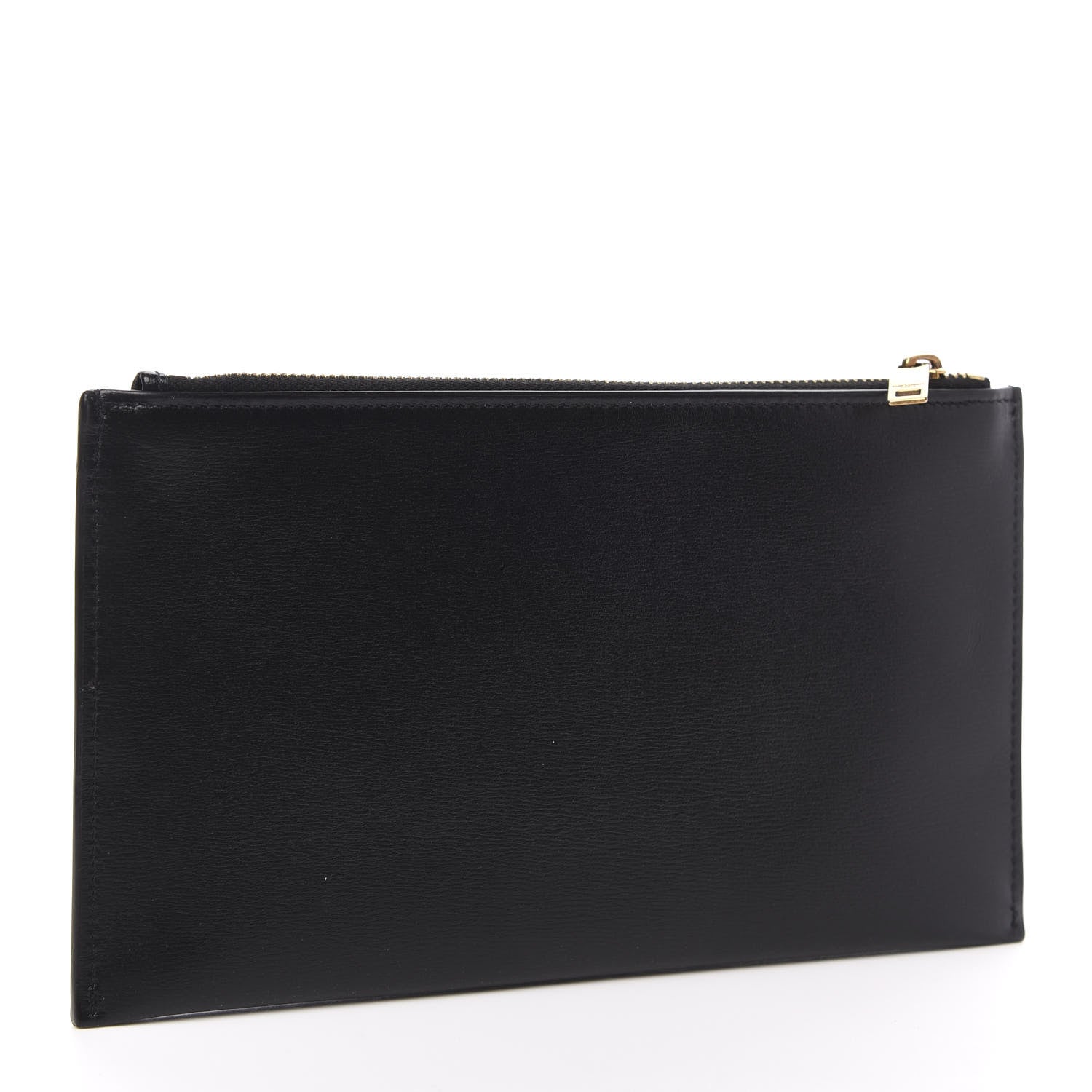 Saint Laurent Smooth Calfskin Monogram Bill Pouch Black 4 of 9
