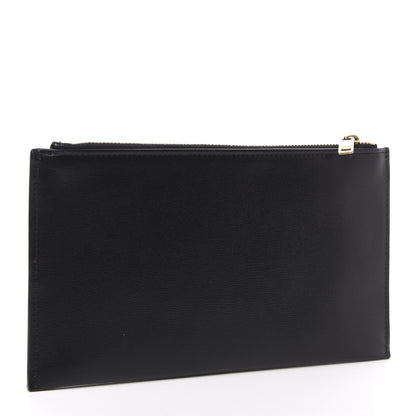 Saint Laurent Smooth Calfskin Monogram Bill Pouch Black 4 of 9