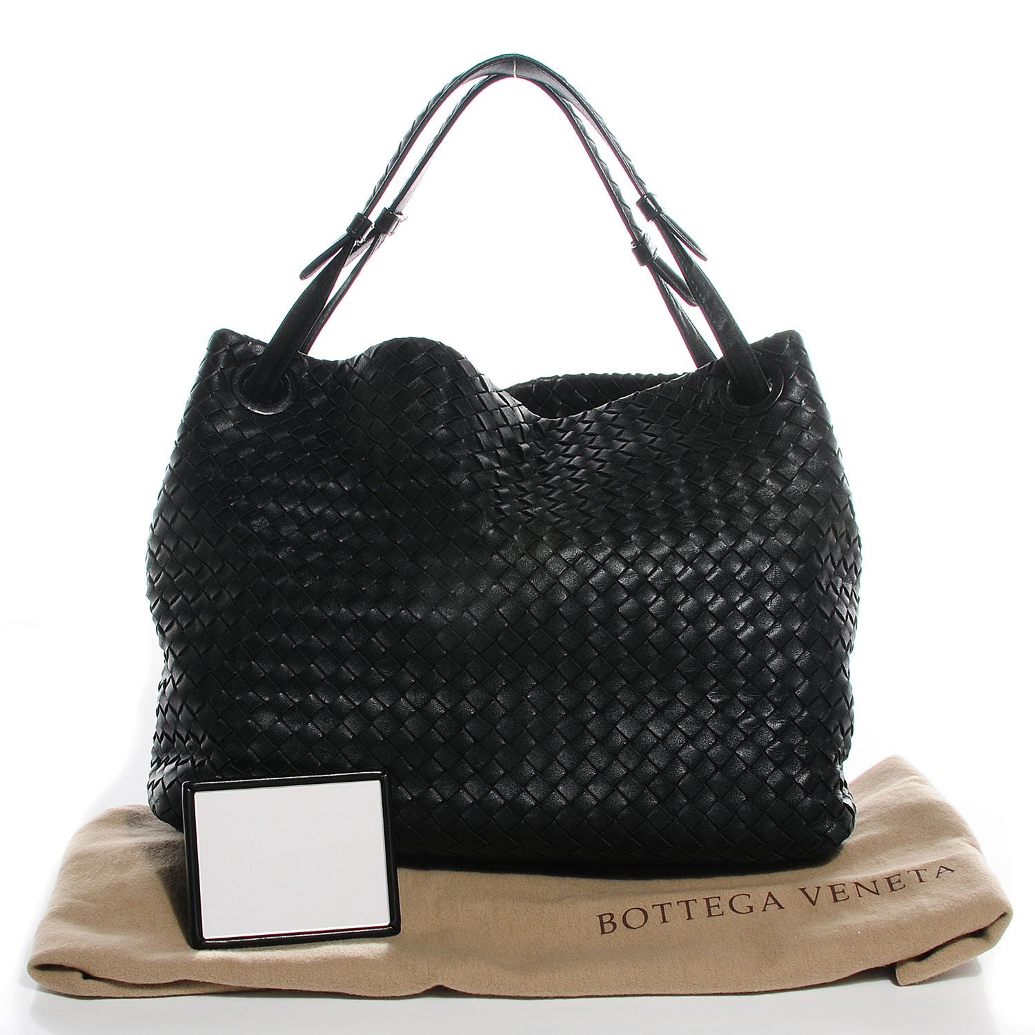 Bottega Veneta Nappa Intrecciato Seamless Tote Nero Black 5 of 9