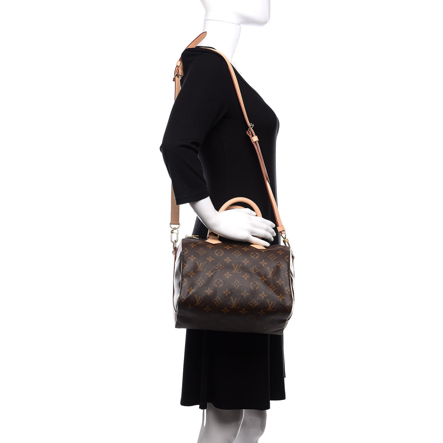 Louis Vuitton Monogram Speedy Bandouliere 25 2 of 11