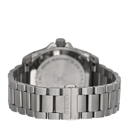 Gucci Stainless Steel 45mm Dive Quartz Watch Black 3 of 5