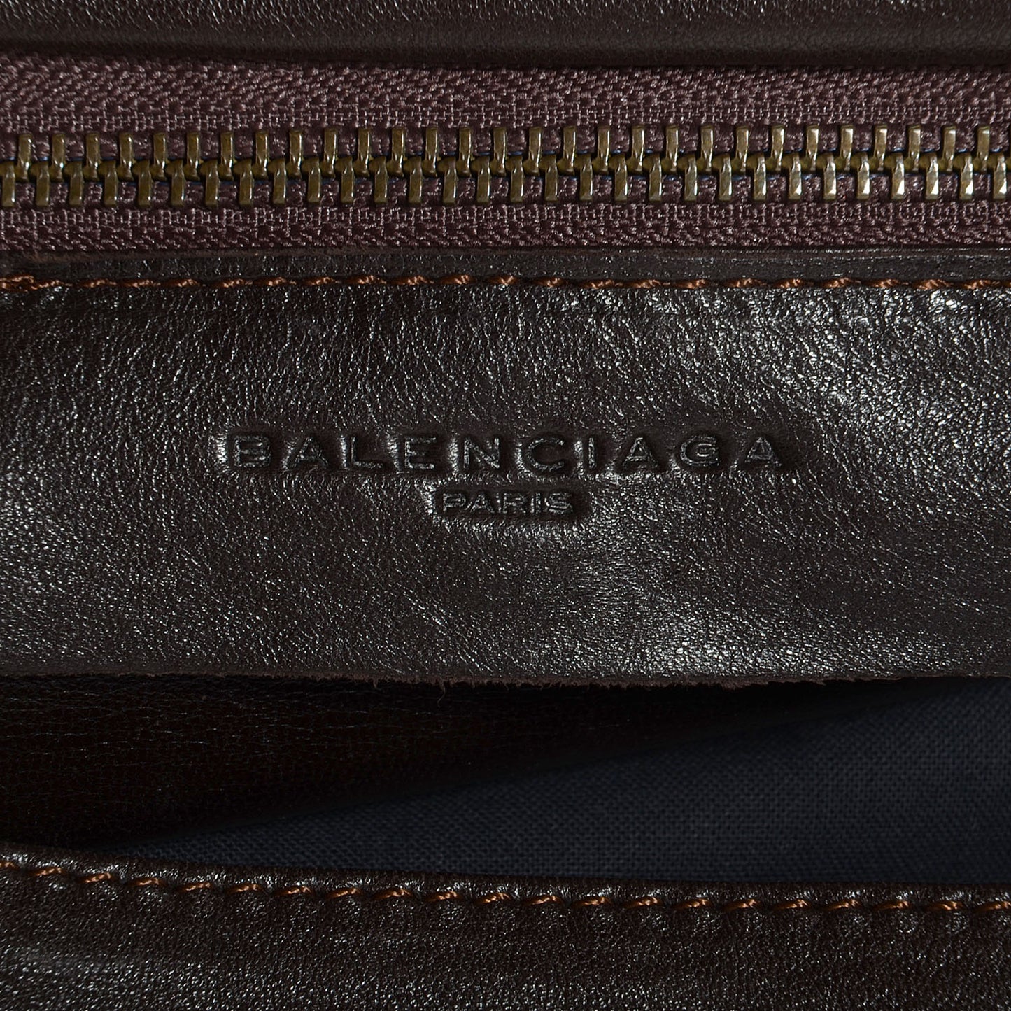 Chevre Flap Shoulder Bag Chocolate