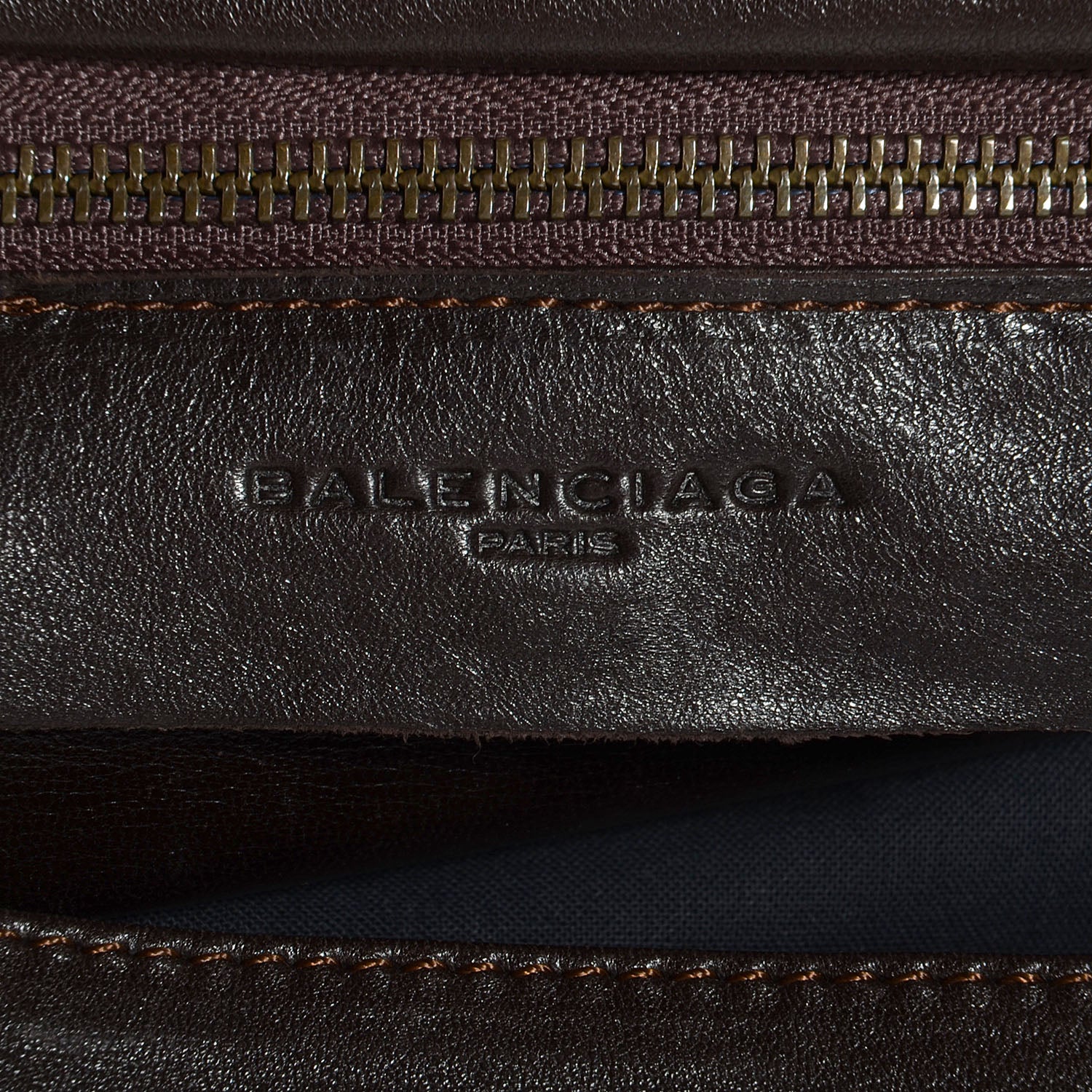 Balenciaga Chevre Flap Shoulder Bag Chocolate 7 of 10