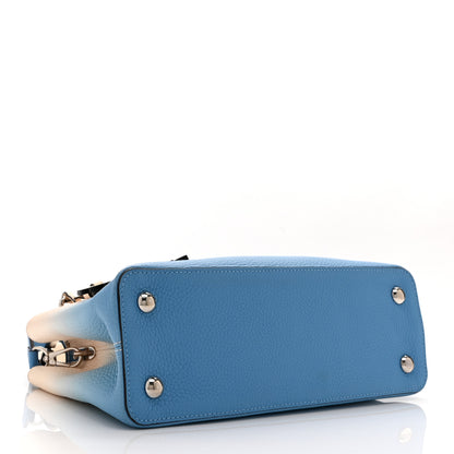Louis Vuitton Taurillon Capucines MM Gradient Blue 4 of 9