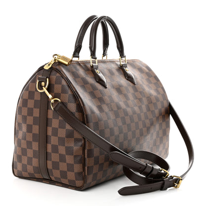 Louis Vuitton Damier Ebene Speedy Bandouliere 35 3 of 10