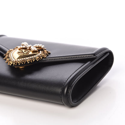 Dolce & Gabbana Agnello Vitello Devotion Belt Bag Black 8 of 12