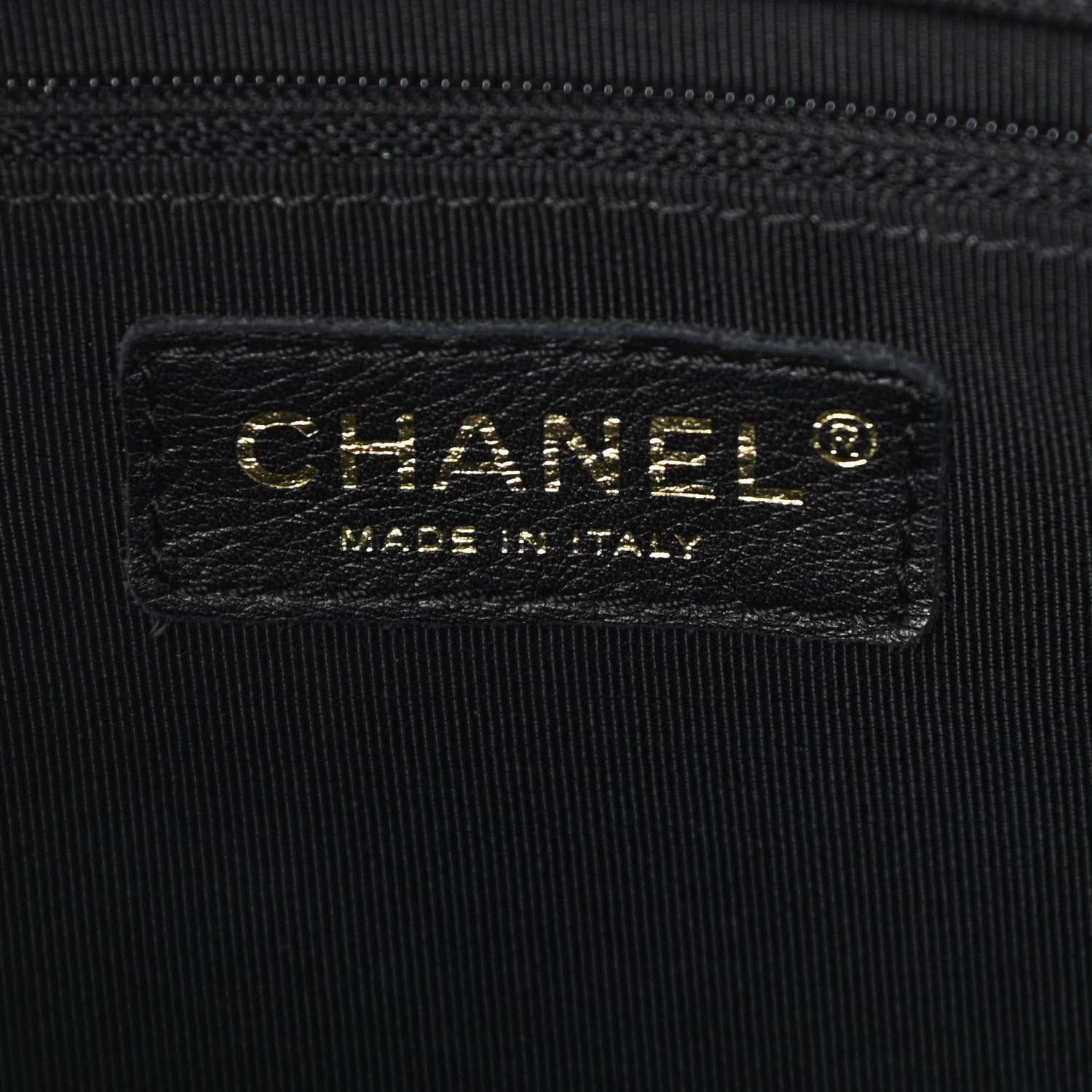 Chanel Calfskin Cerf Executive Shopper Tote Black 6 of 14