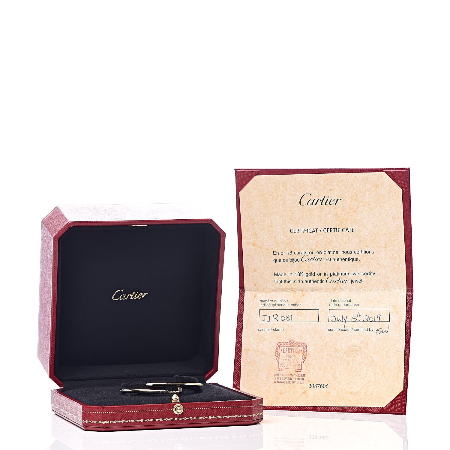 Cartier 18K Yellow Gold Small Juste Un Clou Bracelet 15 5 of 5